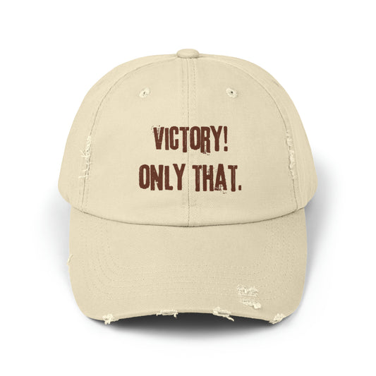victory! only that.-gianna jessen distressed cap.