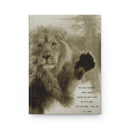 the lion.-gianna jessen hardcover journal