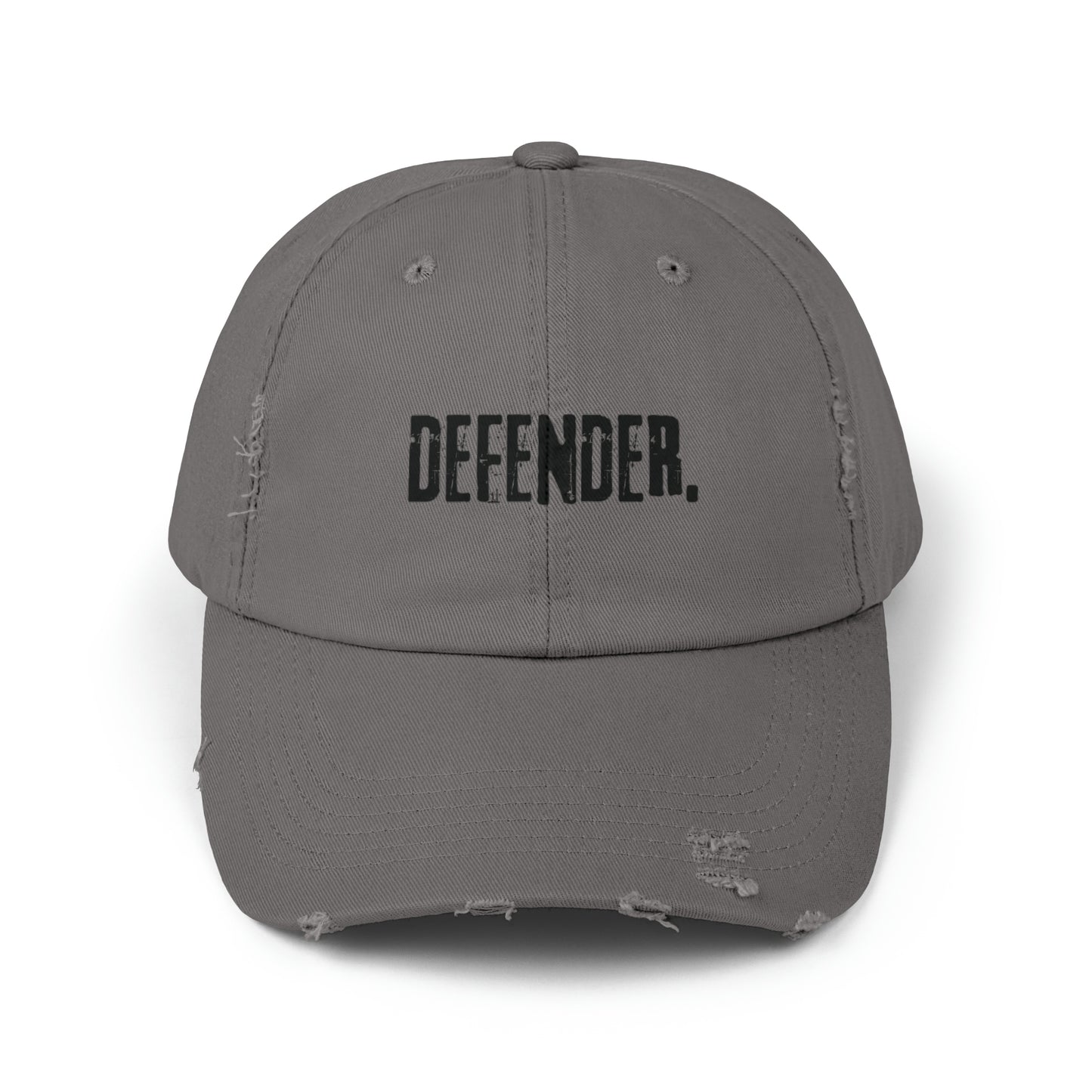 defender.-gianna jessen distressed cap.