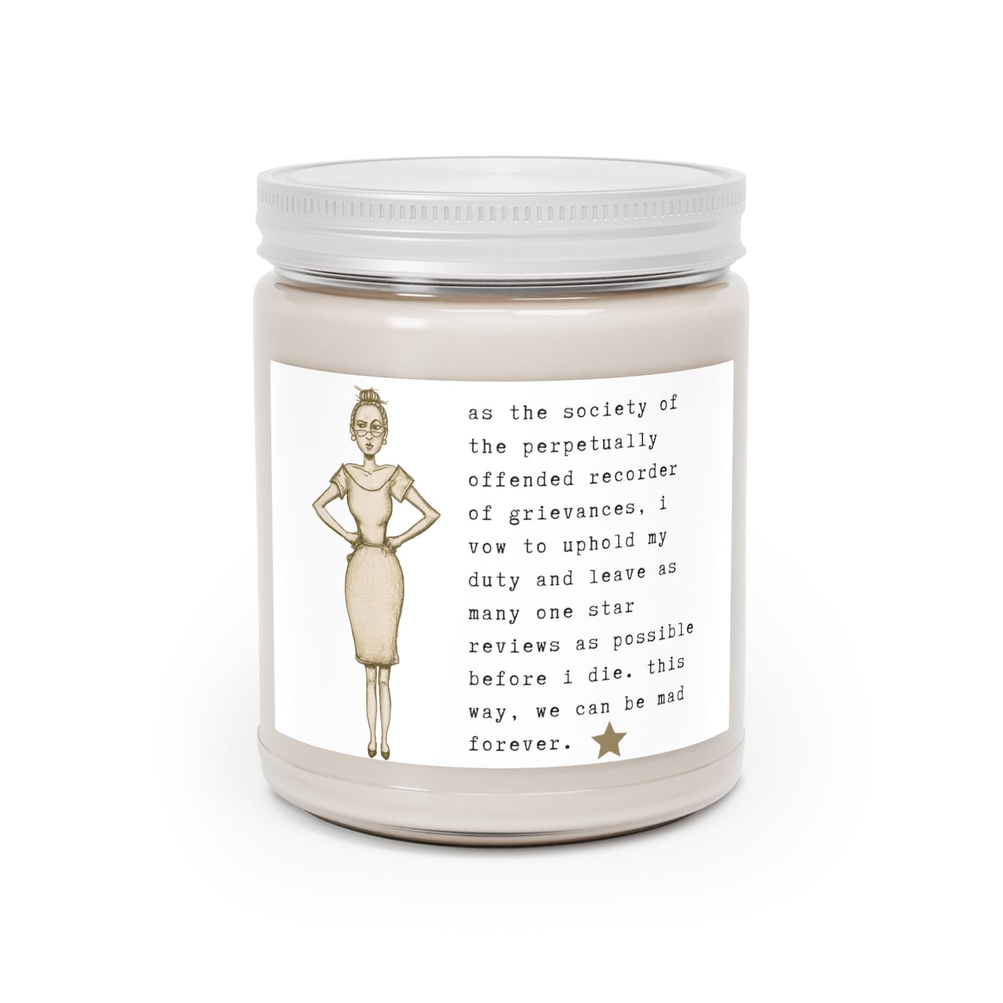 the society of the perpetually offended-one star reviews.-gianna jessen soy candle