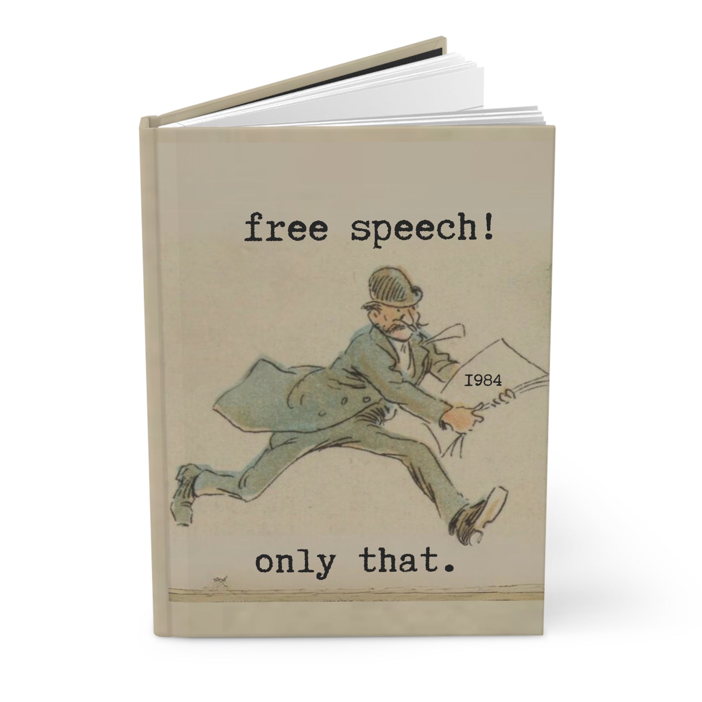 free speech! only that. 1984.- gianna jessen hardcover journal