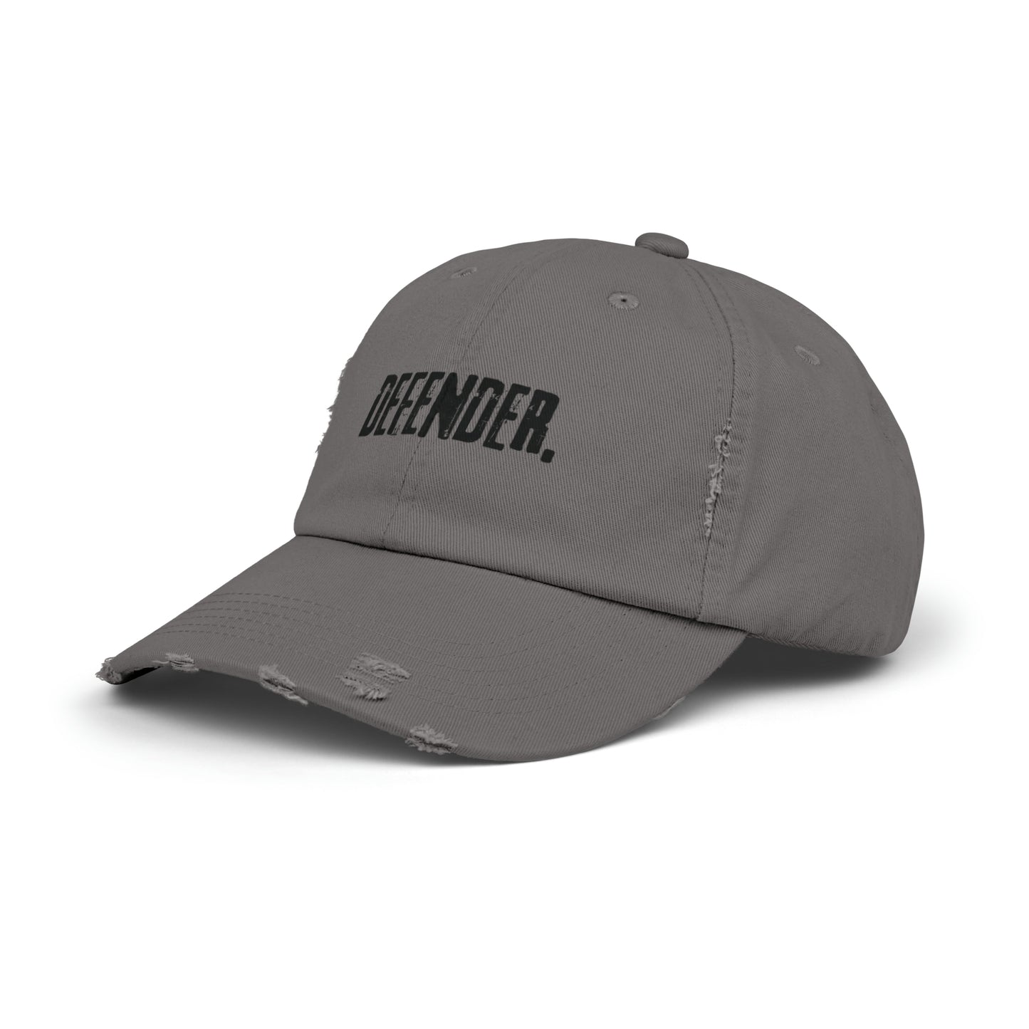 defender.-gianna jessen distressed cap.