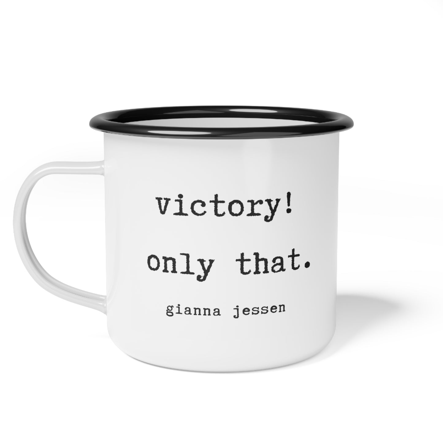 victory! only that.- gianna jessen 12 oz vintage style mug