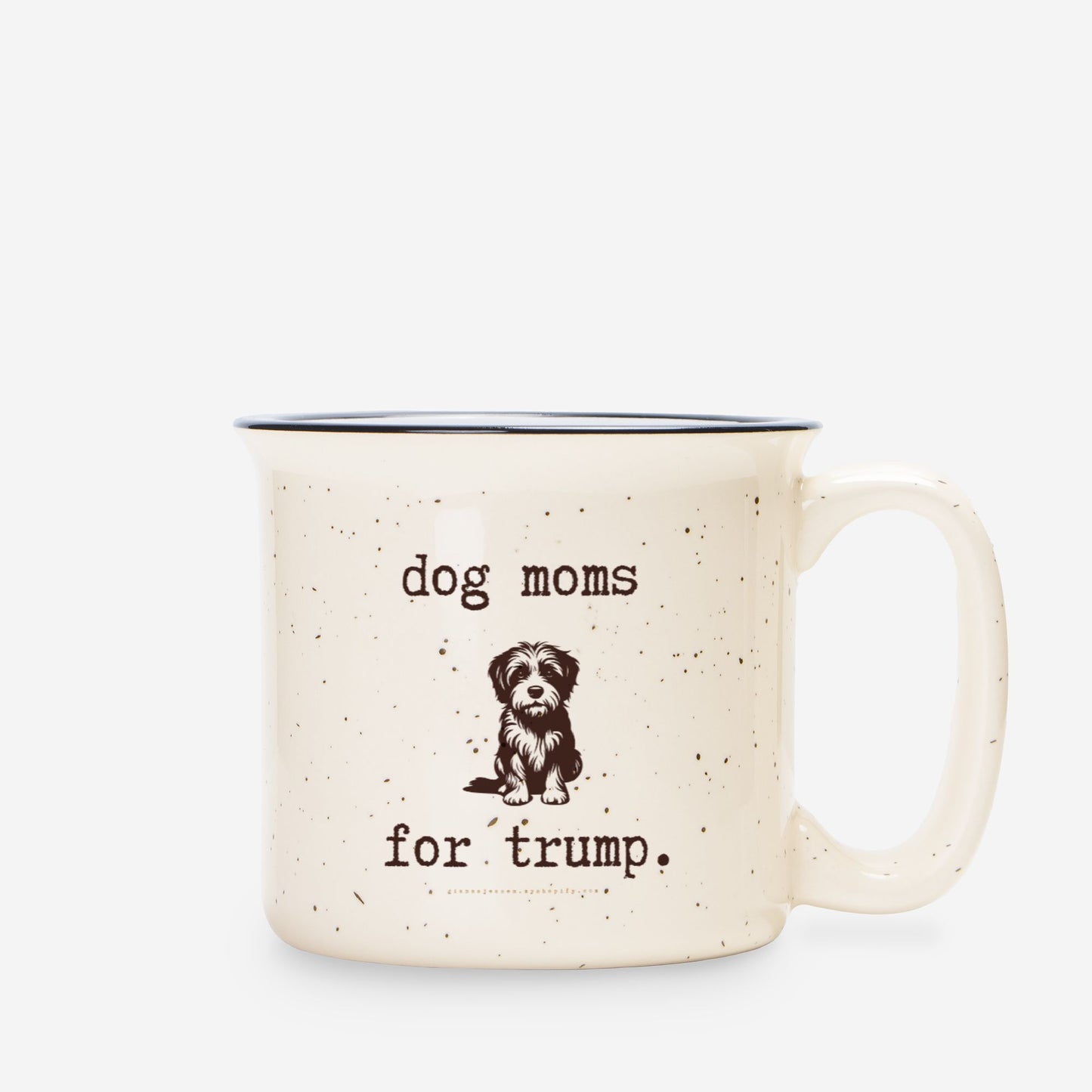 dog moms for trump.-gianna jessen 13 oz mug ( aussie doodle)