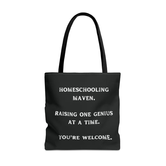 raising one genius at a time.-gianna jessen tote bag