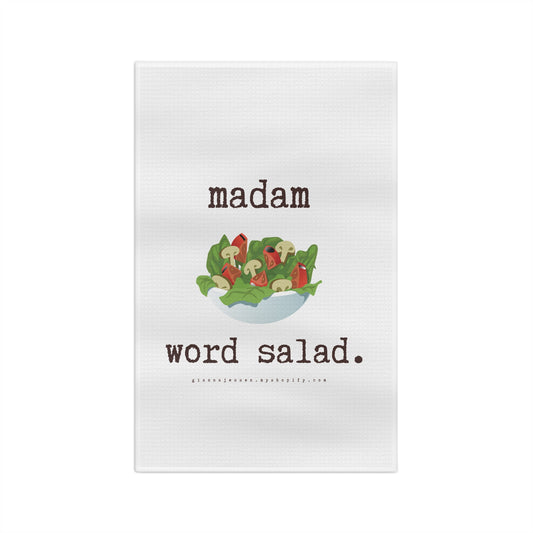 madam word salad.-gianna jessen tea towel