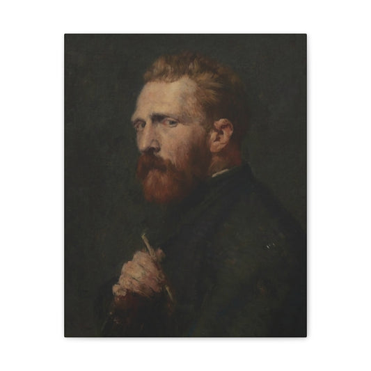 john peter russell portrait of van gogh.-1886--gianna jessen- canvas stretched, 0.75" affiche