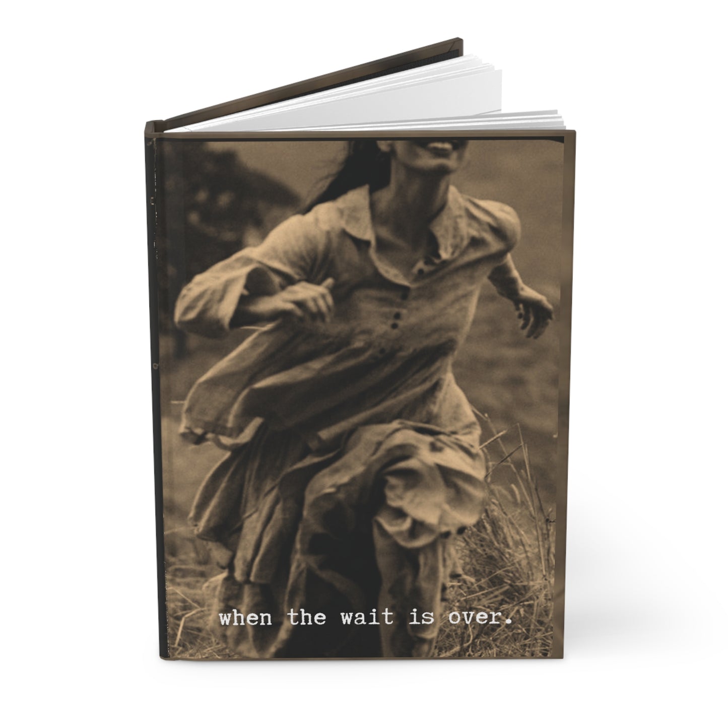 when the wait is over.- gianna jessen hardcover journal