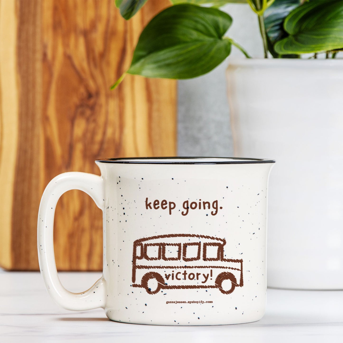 keep going. victory! gianna jessen 13 oz mug