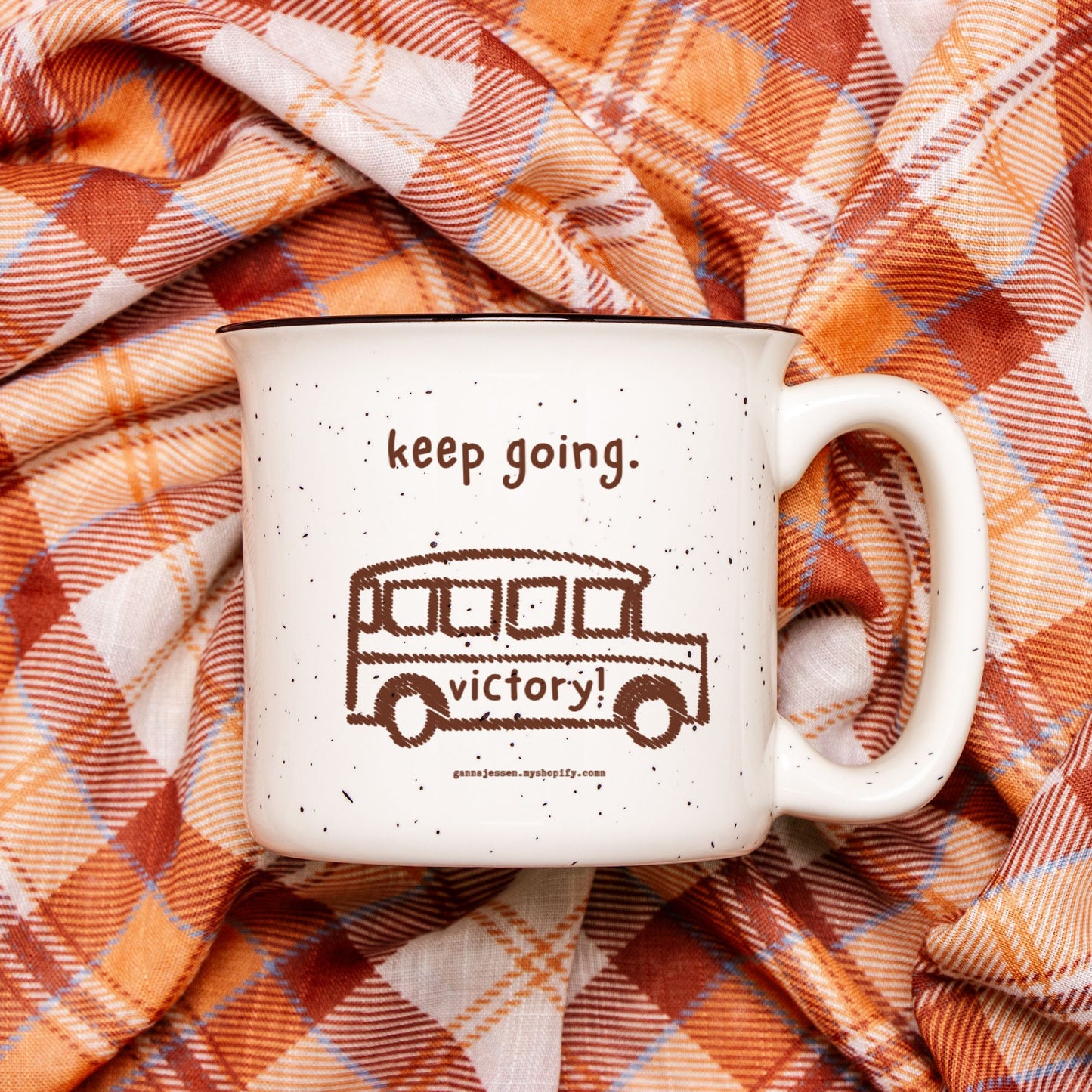 keep going. victory! gianna jessen 13 oz mug