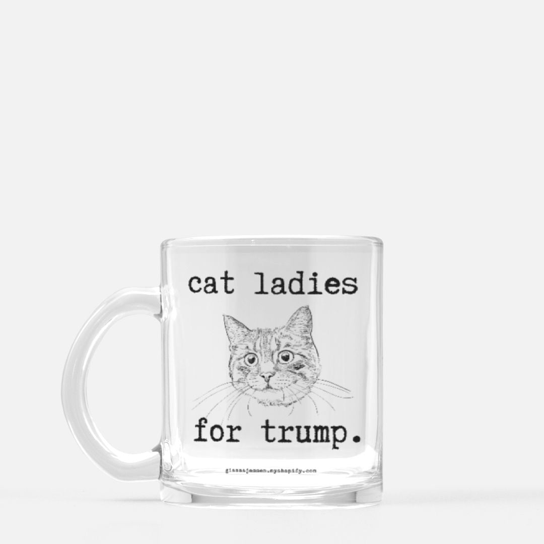 cat ladies for trump.-gianna jessen 10 oz mug