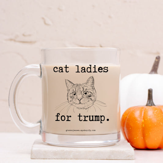 cat ladies for trump.-gianna jessen 10 oz mug